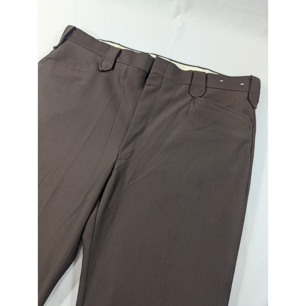 VTG Mesquite Pants Mens 38X34 Brown Slacks Chino Dress Trousers Western Boot USA